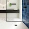 Hansgrohe RainDrain Brilliance Point Drain Set 4"x 4" Trim Tileable Rear Cover and Rough in Matte Black 56130671 - alternate 3
