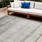 Homeroots 10' X 14' Taupe Ombre Washable Non Skid Indoor Outdoor Area Rug 563681 - alternate 1