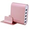 Trexonic 7.1 Amps 5 Port Universal USB Compact Charging Station in Rose Gold Finish TRX-USB5700ROSE - alternate 2