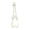Mytee Products 5/16in G70 V-Chain Bridle w/ 15in Large J Hooks, T- Hook & J-Hook w/ Grab Hooks 3ft Legs CH5163V-J-TJ-GH - alternate 1