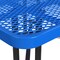 Leisure Craft Square Portable Picnic Table, Blue, 46 in L T46SQP-BLUE - alternate 7