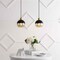 Jonathan Y Nixon 7.5" 1-Light Mid-Century Modern Metal/Glass Adjustable Drop Globe LED Pendants, Brass Gold, 2PK JYL3513A-SET2 - alternate 4