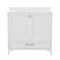 Flash Furniture Haven 36 Inch Bathroom Vanity w/Sink, Storage Cabinet w/Soft Close Doors and Bottom Drawer, White FS-BN-4-36-KD-WH-GG - alternate 5