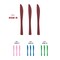 Smarty Had A Party Red Disposable Plastic Party Knives, 600PK 410K-R-CASE - alternate 6