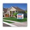 Cosco Stake Sign with Arrows, Blank, 15x19, 19" Height, 15" Width 098055 - alternate 5