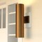 Vaxcel Chiasso 2-Light Warm Brass Outdoor Wall Sconce Aluminum Shade Wall Mount Fixture T0789 - alternate 6