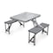 Picnic Time Family Of Brands Aluminum Portable Picnic Table, Silver 801-00-133-000-0 - alternate 1