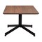 Homeroots 48" Brown and Black Wood and Steel Pedestal Coffee Table 556699 - alternate 7