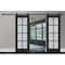 Sartodoors Slab Barn Door Panel Frosted Glass 36x96 Solid Core Modern Interior VEREGIO7412S-ANT-3696 - alternate 4