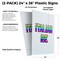 Signmission Italian Ice, Plastic Signs Only 24 Inch x 36 Inch, Corrugated Plastic, 2PK CSB-2436-2PACK-Italian Ice - alternate 2