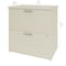 Bestar Universel 29W Lateral File Cabinet  in white chocolate 46630-1131 - alternate 3