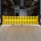 Pittman Expandable Barricade, Plastic, 37.4 in Height, Yellow & Black 727320 - alternate 3