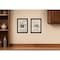 Homeroots Set Of Two Friendship Journey 2 Black Framed Print Kitchen Wall Art, 2PK 405924 - alternate 2