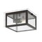 Jonathan Y Grayson 8" 1-Light Farmhouse Industrial Square Iron/Glass Case LED Flush Mount, Oil Rubbed Bronze JYL9553A - alternate 5