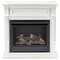 Duluth Forge Ventless Natural Gas Fireplace With Mantel - 26,000 BTU, Remote Control, White Finish DFS-300NR-3WT - alternate 3