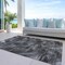 Homeroots 3' X 5' Gray Charcoal And Silver Abstract Washable Indoor Outdoor Area Rug 587134 - alternate 6
