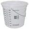 Encore Plastics 20325 Paint Container, 10 qt Capacity, HDPE, Natural 1001038 - alternate 2