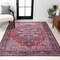 Jonathan Y Maris Ornate Medallion Non-Slip Machine-Washable Red/Black/Blue 8 ft. x 10 ft. Area Rug WSH109F-8 - alternate 5