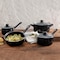 Gibson Home Casselman 7 piece Cookware Set in Black with Bakelite Handle 108169.07 - alternate 2