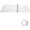 Business Source Ring Binder, White, Clear Sleeve BSN09955 - alternate 2