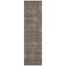 Homeroots 8' Runner Chocolate Floral Washable Non Skid Indoor Outdoor Runner Rug 564312 - alternate 5