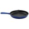 Megachef Round 10.25 Inch Enameled Cast Iron Skillet in Gradient Dark Blue 750124524M - alternate 1