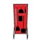 5S Supplies 5S Housekeeping Shadow Board Broom Station Version 12 - Red Board / Black Shadows  With Broom HSB-V12-RED-KIT - alternate 1