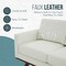 Leisuremod Chester Modern Leather Loveseat with Birch Wood Base, White CS58W-L - alternate 6