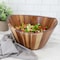 Megachef 11.75 Inch Acacia Wood Deep Salad Bowl 750122154M - alternate 4