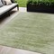 Homeroots 5' X 8' Artichoke Green And Fern Green Abstract Washable Indoor Outdoor Area Rug 587621 - alternate 1