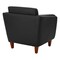 Office Star Products Lounge Seating Club Chair, Black Faux Leather SL59401-U65 - alternate 3