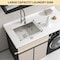 Wrightmaster 23 in. Undermount 16-Gauge Single Bowl Stainless Steel Kitchen Sink w/Rolling-Up Rack and Strainer ZOR-U231812A1 - alternate 5