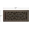 Sierra Grates 4 in. H X 12 in. W Powder Coat Steel, Metallic Bronze Floor Register ORI412-BRZ - alternate 4