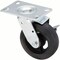 Zoro Select Plate Caster, 410 lb. Load, Black Wheel P21S-RY060R-16-WB-DL - alternate 1