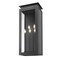 Z-Lite Nova 5 Light Outdoor Wall Light, Black/Clear, 9.25 In W x 32 In H 5018XL-BK - alternate 4