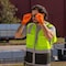 Dome75 Hi-Vis Safety Vest SM/MD Class ANSI/ISEA 107-2020 Class 2 , Zippered Front Closure 2 Pockets DV1222 - alternate 6