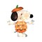 Peanuts 24 in. Prelit Snoopy in Jack-O-Lantern Yard Decor 70333-24 - alternate 1