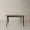 Homeroots 59" Walnut and Black Solid Wood Dining Table 716282 - alternate 3