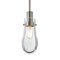 Besa Lighting Wish Cord Pendant, Clear, Satin Nickel Finish, 1x40W Incandescent 1JT-WISHCL-SN - alternate 1