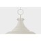 Hudson Valley Lighting Painted No. 1 3 Light Pendant in Polished Nickel/Off-White by Mark D. Sikes MDS300-PN/OW - alternate 3
