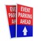 Signmission Event Parking Ahead With Up Arrow, Plastic Signs Only 24 Inch x 36 Inch, Corrugated Plastic, 2PK CSB-2436-2PACK-EventParkingAheadWithUpAr - alternate 1