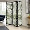 Homeroots 67" Green Solid WoodFolding Three Panel Screen Room Divider 376793 - alternate 2
