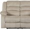 Homeroots 60in Beige Microfiber Manual Reclining Loveseat 329372 - alternate 6
