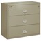 Fireking 3 Drawer, 1 Hr Fire & Impact Rated, 44" Wide Lateral Pewter 3-4422-CPE - alternate 1