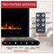 Northwest Electric Fireplace 50 in Wall Mounted with Bluetooth Speakers & Remote to Adjust LED Flames 80-BEF-50B - alternate 5