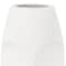 Homeroots Set of Two Ceramic White Cylinder Table Vases, 2PK 383727 - alternate 6