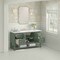 James Martin Vanities Breckenridge 60 in. Single Vanity, Smokey Celadon, w/ 3 CM White Zeus Quartz Top 330-V60S-SC-3WZ - alternate 2