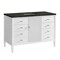 James Martin Vanities Myrrin 48" Single Vanity, Bright White, w/ 3 CM Phantome Eclos Top 485-V48-BW-3PHT - alternate 6
