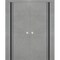 Sartodoors Modern Wood Interior Door with Hardware, Planum 0011 Concrete and Aluminum Strips, Single Panel Fra PLANUM0011ID-BTN-1884 - alternate 1