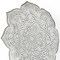 Homeroots Set of Two Miranda Silver Flower Mandala Metal Hanging Dimensional Sculpture, 2PK 608670 - alternate 3